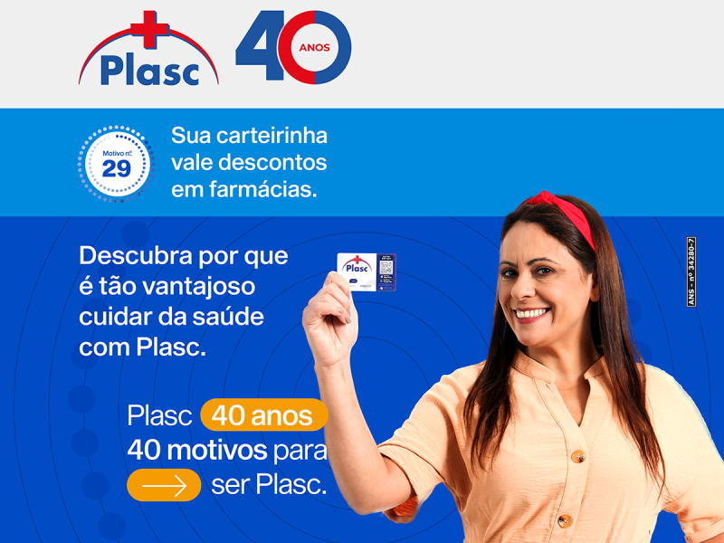 Plasc lança campanha comemorativa pelos seus 40 anos